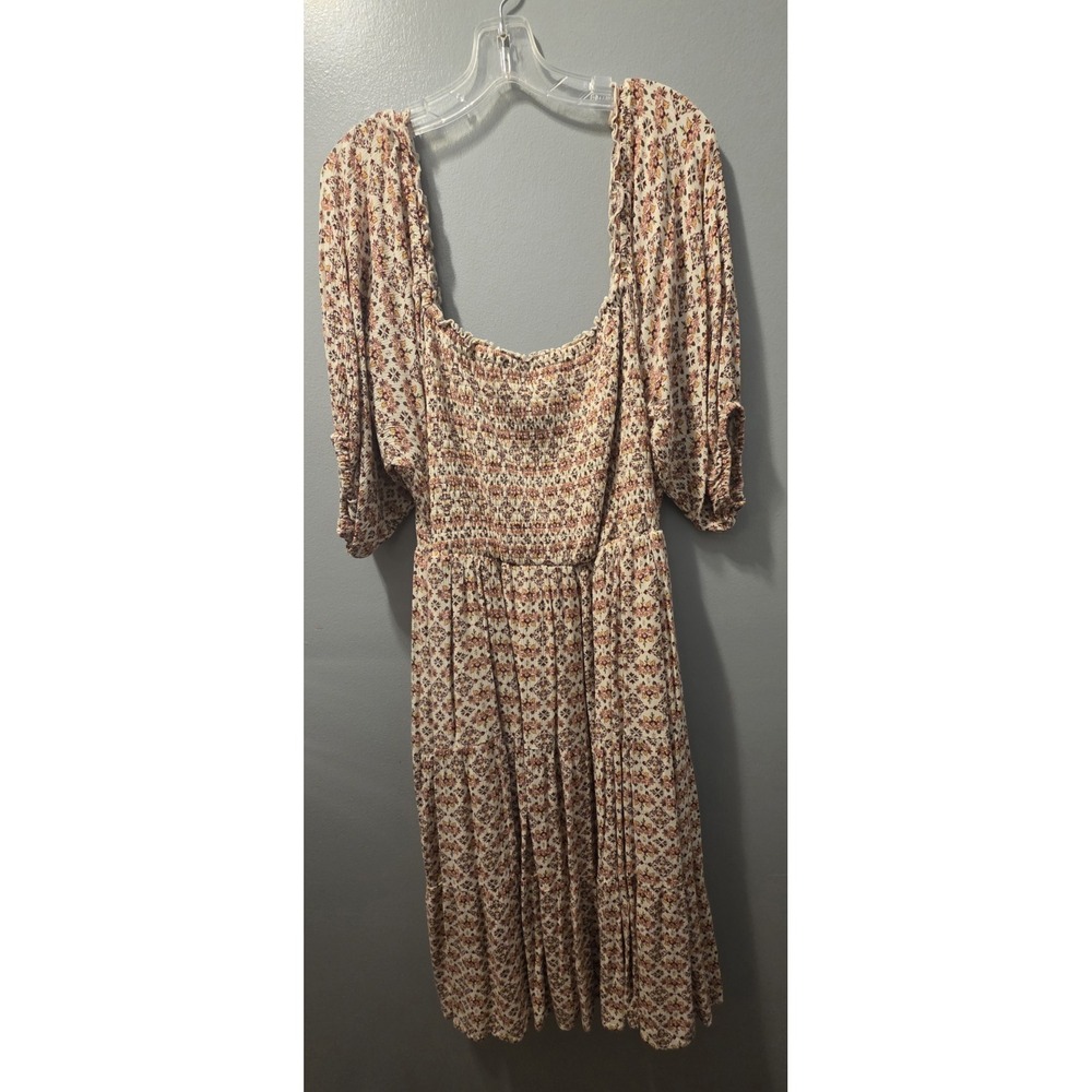 Torrid 3x Plus  Floral Pesant dress - Picture 2 of 8